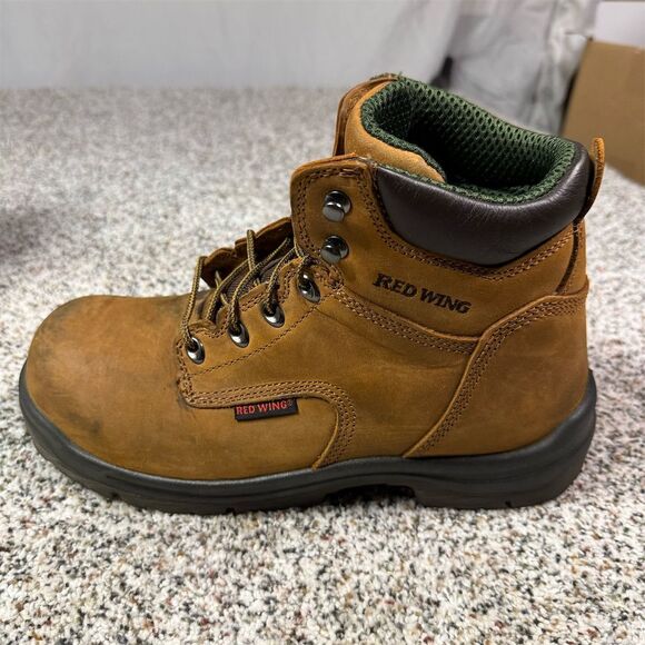 Red Wing Men's King Toe Work Boots Brown Steel Toe Size 9.5 Waterproof - Picture 3 of 11